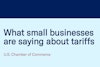 a blue and white rectangle with white text